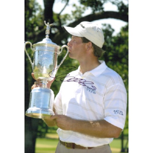 Retief Goosen Signed 8x12 US Open Golf Photo!